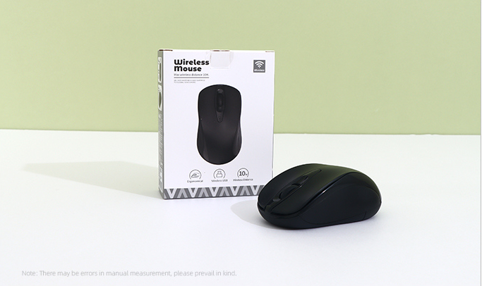 2.4G Simple Office Wireless Mouse(Black)-AM8130-H01