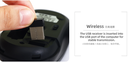 2.4G Simple Office Wireless Mouse(Black)-AM8130-H01