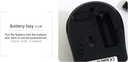 2.4G Simple Office Wireless Mouse(Black)-AM8130-H01