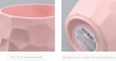 Water Cube Toothbrush Mug (Pink/White)