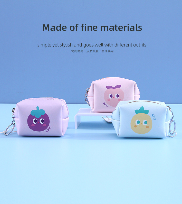 Cute Fruit Square Coin Purse