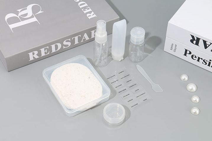 Portable Facial Cleansing Travel Bottle 7-in-1 Set
