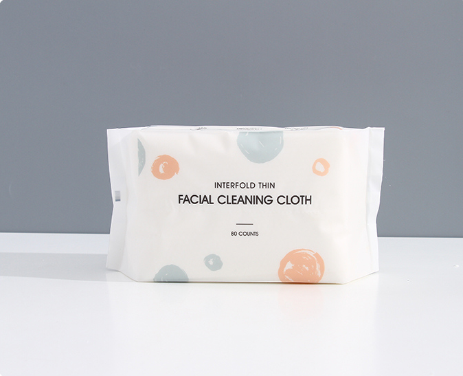 Interfold Thin Facial Cleaning Cloth (80 Count)