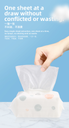 Interfold Thin Facial Cleaning Cloth (80 Count)