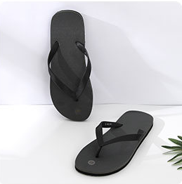 Simple Style Solid Color Flip Flops for Men 