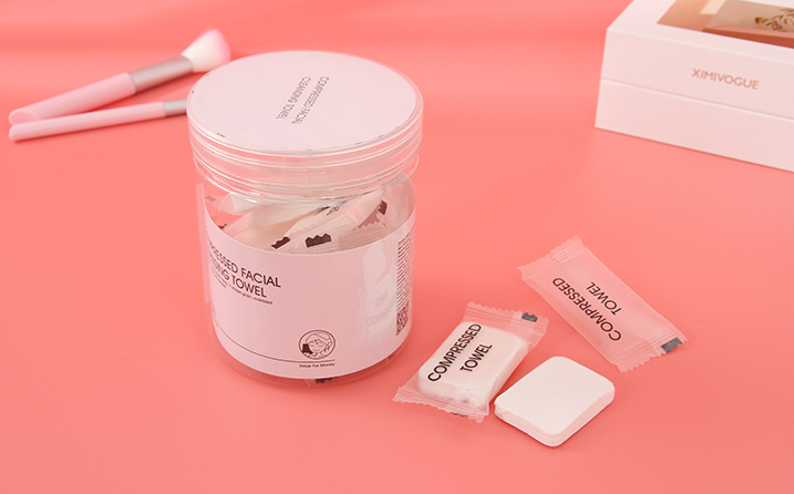 Compressed Facial Cleansing Towel Packed in a Can (12 counts)