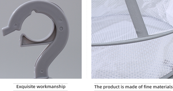 Single Tier Honeycomb Mesh Clothes Drying Rack