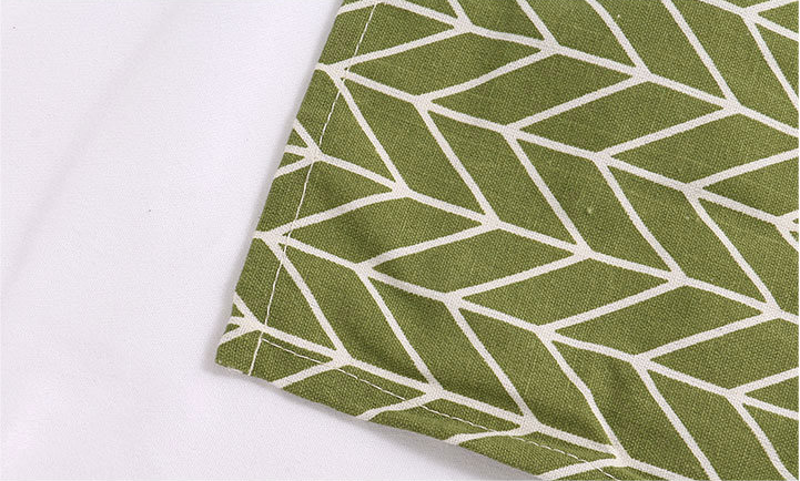 Geometry Pattern Apron (Green)