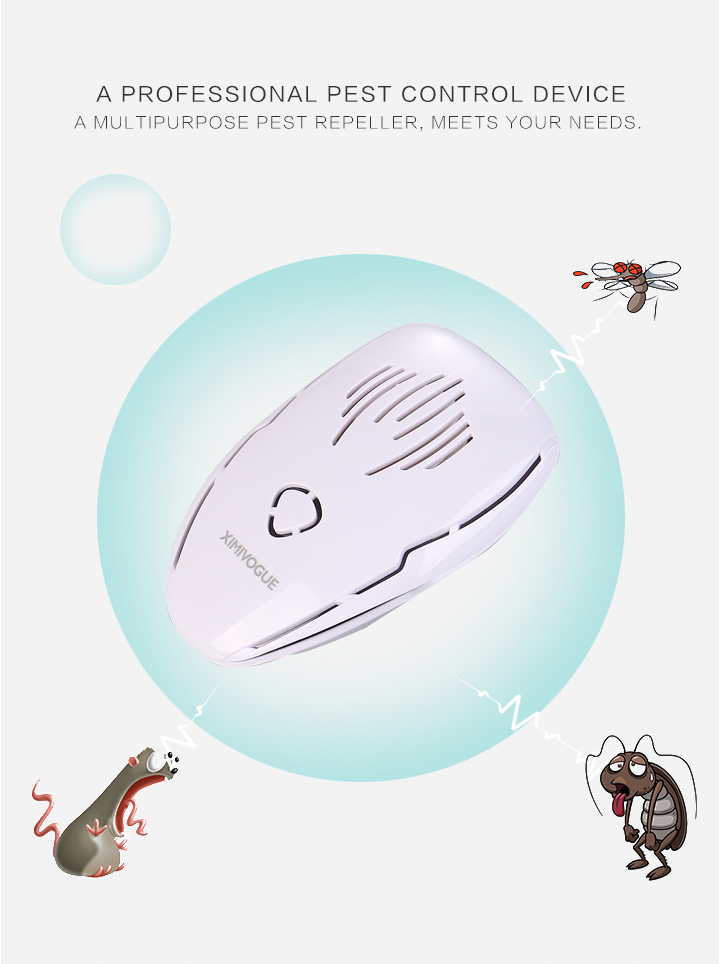 Pest Repeller (Model 9015)(White)(British Standard)