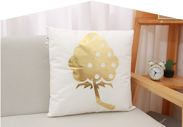 Grapes Hot Stamping Throw Pillow