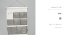 Simple Solid Color Series Hanging Storage with 7 Compartments (Gray)