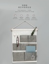 Simple Solid Color Series Hanging Storage with 7 Compartments (Gray)