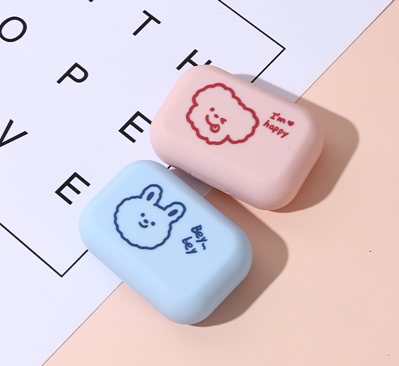 Contact Lens Case-Roll Small Animal