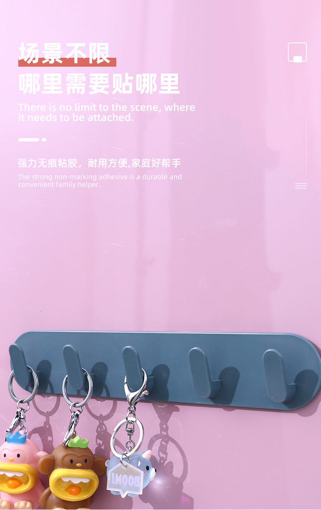 Simple Round Rack with Hooks