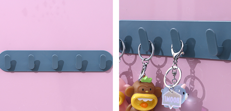 Simple Round Rack with Hooks