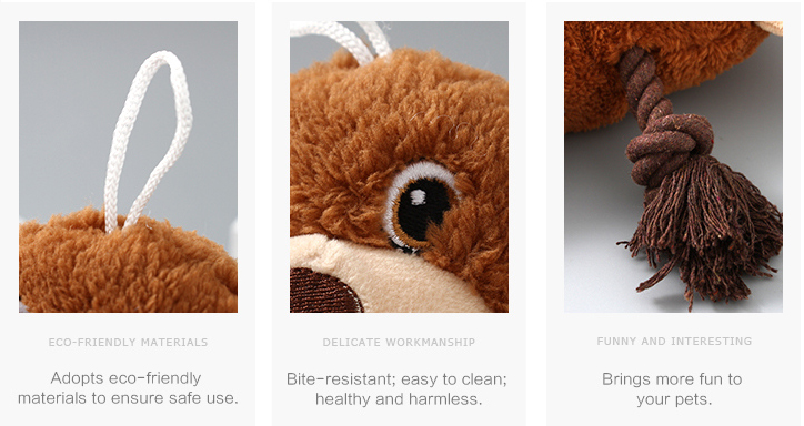 Squeaker Pat Toy (Gemenker)(Brown)