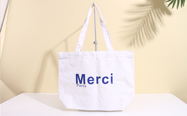 Simple large capacity canvas bag