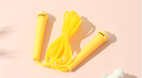 Cute pig sports jump rope