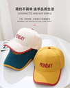 English Embroidery Baseball Cap(Yellow)