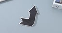 Turn Sign Ceramic Refrigerator Magnet