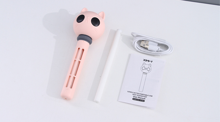 Lovely Kitten Portable USB Mist Humidifier (LA-0613)