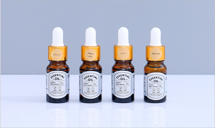 Cylinder Water-Soluble Essential Oil with Dropper (10ml/0.3fl.oz.) (Bergamot)