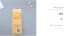 Animal Forest Collection - Squirrel Over the Door Hanging Organizer with 3 Pocke