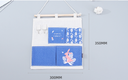 Animal Forest Collection - Rabbit Over the Door Hanging Organizer with 4 Pockets