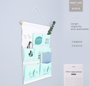 Fresh Cactus Over the Door Hanging Organizer with 7 Pockets