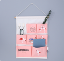 Fresh Flamingo Over the Door Hanging Organizer with 7 Pockets