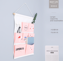 Fresh Flamingo Over the Door Hanging Organizer with 7 Pockets