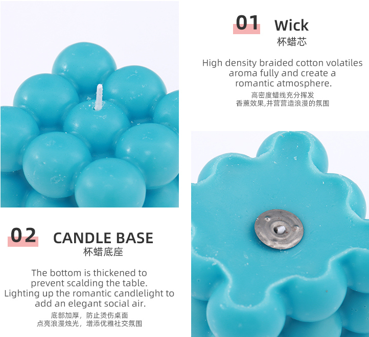 Magic Cube Fresh Ball Scented?Candle - 135g/4.7oz. (Lemongrass & Bergamot)