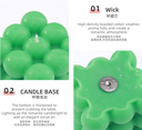 Magic Cube Fresh Ball Scented?Candle - 135g/4.7oz. (Vervain)