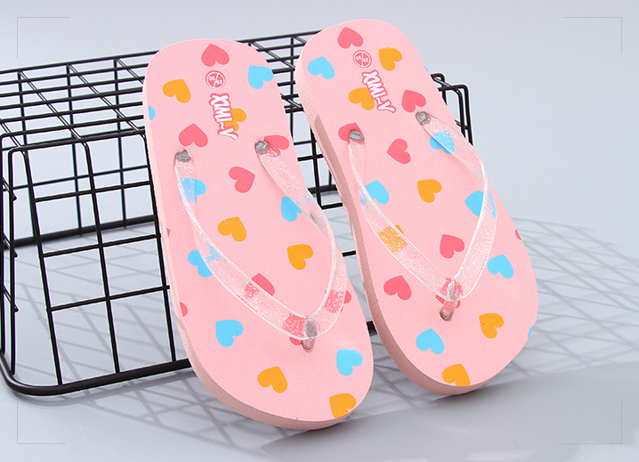 Loving Heart Flip Flop Sandals for Kids 