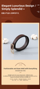 Square Buckle Belt for Women – Brown