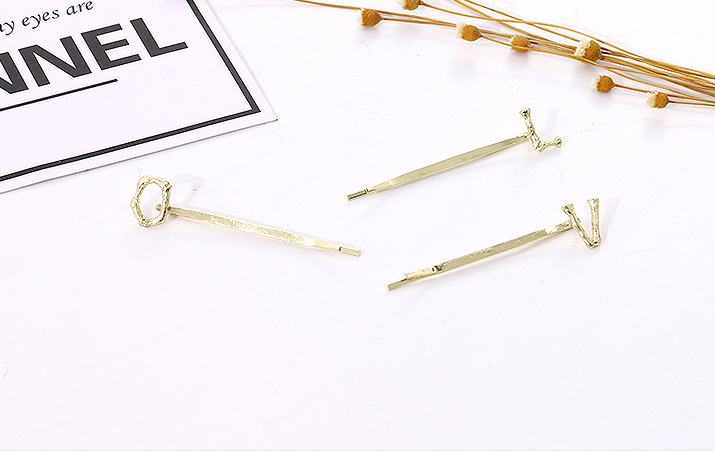 Simple Letters Bobby Pin Set