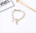 Heart Design Thick Chain Bracelet