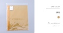 Letter Size File Folder with Prong Fasteners Clasps (Orange)