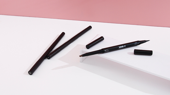 2-in1 Eyebrow Pencil and Liquid Eyeliner - Black of Night