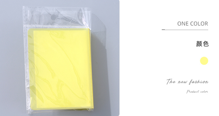 40 Sheets Pocket Card Case (Yellow)