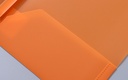 Letter Size File Folder with Prong Fasteners Clasps (Orange Red)