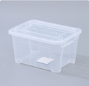 Clear Plastic Storage Box with Lid – Small