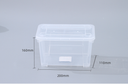 Clear Plastic Storage Box with Lid – Small