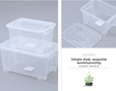 Clear Plastic Storage Box with Lid – Small