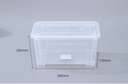 Clear Plastic Storage Box with Lid – Large