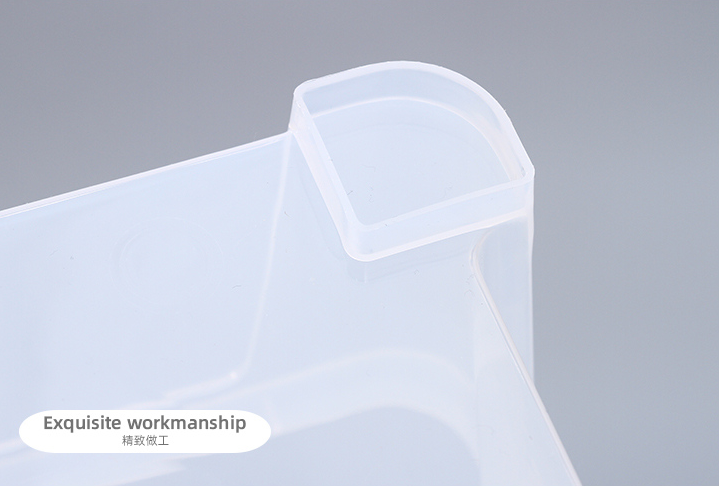 Clear Plastic Storage Box with Lid – Large