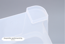 Clear Plastic Storage Box with Lid – Large