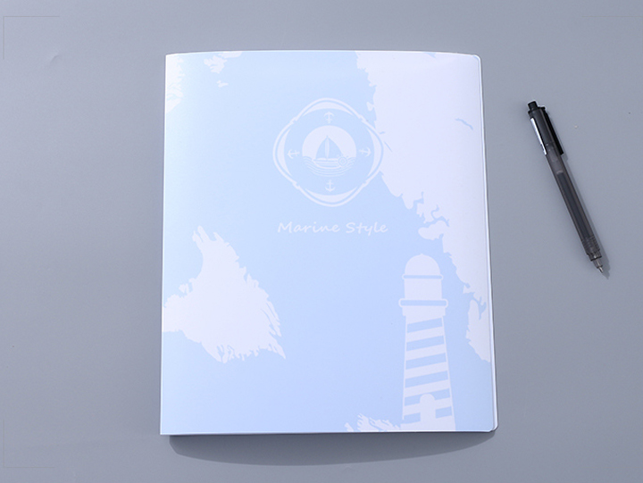Marine Style Letter Size Presentation Display Book (20 Pockets)