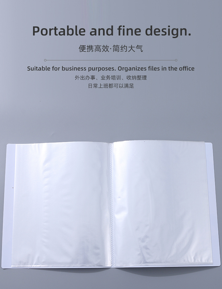Marine Style Letter Size Presentation Display Book (20 Pockets)