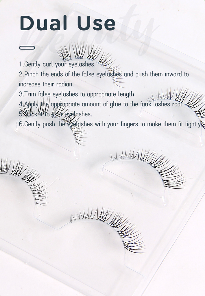 Circus Natural False Eyelashes(3 Pairs)(Innocent)
